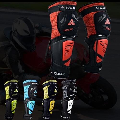 VEMAR Motorcycle Knee Pads Knee Pads Fireproof PP Shell Knee Pad Riding Motocross Slider Motorcycle Protection Joelheira