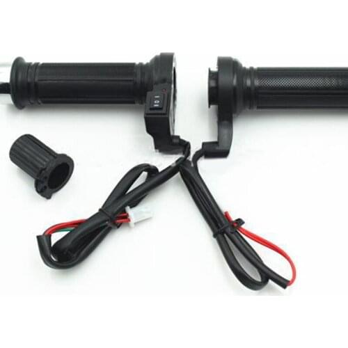 Motorcycle Heated Hand Grips 12V 22mm Scooter E-bike ATV Handlebar Heater Warmer E-bike ATV Handlebar Warmer