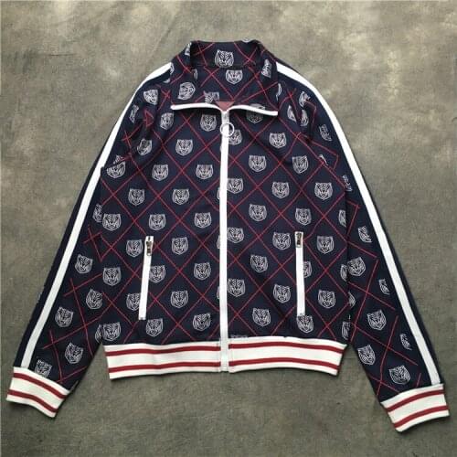 2020 new fashion designer tiger print jackets tracksuit for men outwear clothing brand cotton famous clothing