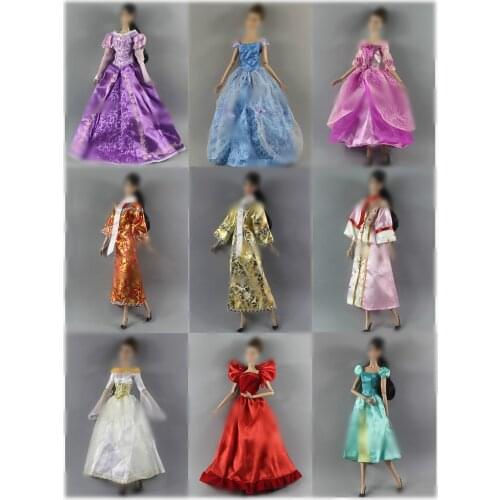 30cm Doll Dress Fashion Clothes handmade outfit For Barbie Doll Accessories Baby Toys Best Girl' Gift