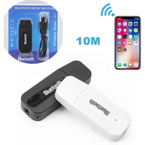 USB Bluetooth 4.0 Transmitter Receiver EDR Adapter 3.5mm AUX For TV PC Headphones Home Driver-Free HF Stereo Wireless Adapter