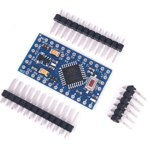 Pro Mini 328 Mini 3.3V/8M 5V/16M ATMEGA328 ATMEGA328P-AU 3.3V/8MHz 5V/16MHZ for Arduino