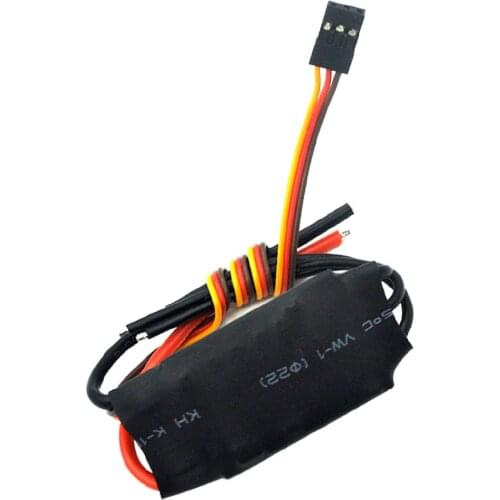 RC Brake 12A/20A/30A/40A/50A/60A/80A 2S-3S Brushed ESC Two Way Speed Controller w/ Welded T Plug/XT60 for Remote Control Boat