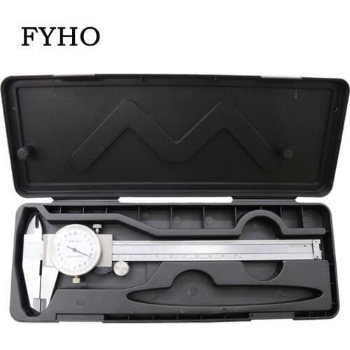 0-150mm/0.1mm Stainless Steel Digital Caliper Dial Calipers Shockproof Table Vernier Caliper High Precision Gauge Micrometer H48