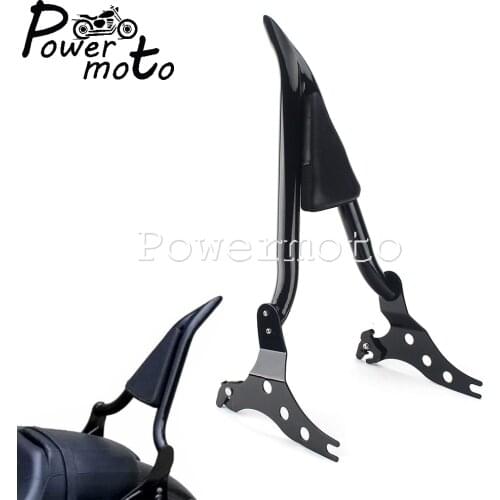 22" Steel Rear Passenger Detachable Sissy Bar Backrest For Harley Softail Fat Boy Breakout 114 FLFB FLFBS FXBR FXBRS 2018-up