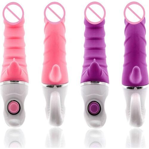 Clitoral Stimulator G spot Double Dildo Anal Vibrator Adult Erotic Toys Magic Motion Woman Womanizing Sex Products Wand ST239