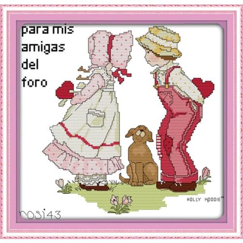 A surprise for you cross stitch kit 14ct 11ct count print canvas stitching embroidery DIY handmade needlework