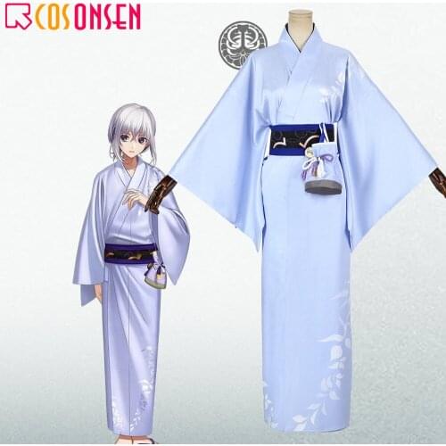 Touken Ranbu Honebami Toushirou Cosplay Yukata Costume Casual Version Kimono COSPLAYONSEN made