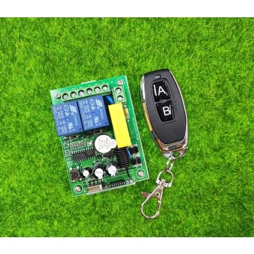 Universal AC 220 V 10 A 10A relay RF radio Wireless Remote Control light switch Receiver Transmitter 433mhz