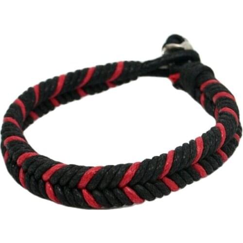 Waxed Thread Weave Wristbands Bracelets Fashion Jewelry