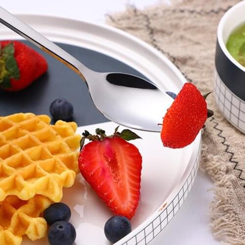 1 PC 2in1 Multifunction Stainless Steel Spork Spoon Fork Portable Noodle Fruit Salad Forks Outdoor Travel Fork Kitchen Tools