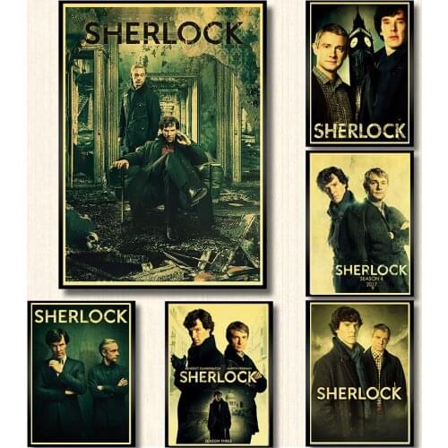 DIY diamond painting TV series "Sherlock" poster diamond embroidery cross stitch Mosaic home decoration gift