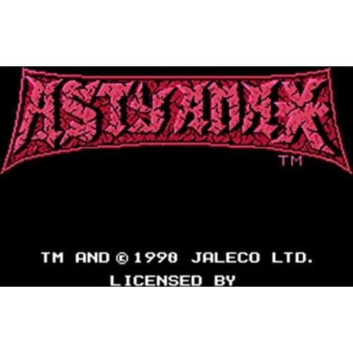 ASTYANAX 60 Pins English Version Game Cartridge for 8 Bit 60pin Game Console