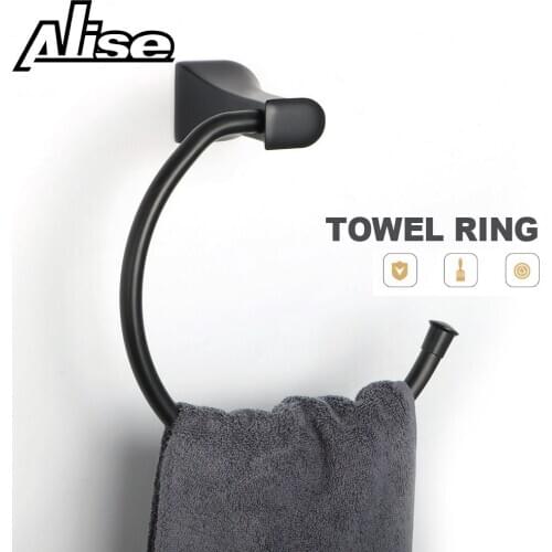 Towel Holder Ring Round Wall Mounted Bathing Towel Rack 304 Stainless Steel Towel Bar Ring Bathroom Accessories