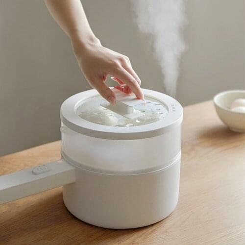 New Multi Cooker Electric Cooker 1.5L Household Multifunction Fry Stew Steam Cooking Pot Mini Electric Skillet