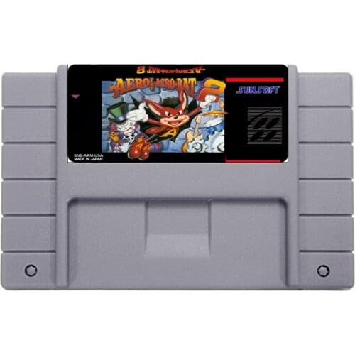 Hot Selling 16bit 46pin Super Game Card - Aero the Acrobat 2