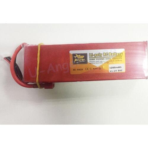 1pcs Zop Power lipo battery 11.1V 5200mAh 30C 3S LiPo Li-poly Battery T-Plug For RC Helicopter Airplane