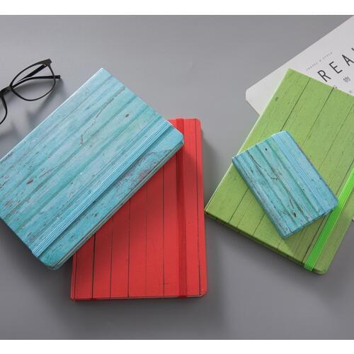 Portable A6 A7 Tree Notebook Vintage Wood Grain Planner Office School Schedule Stationery Mini Pocket Notepad Cute Texture Diary