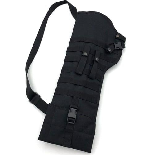 Outdoor Tactical Molle Shoulder Bag Military Shoulder Sling Portable Padded Shotgun Holster Nylon Backpack Hunting Bag