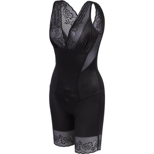 ZYSK Women Bodysuit Shapewear Full Body Shaper Seamless Waist Trainer Slimming Sheath Abdomen Shapers Tummy Slim Shaper