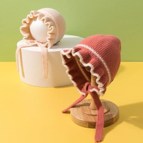 Cartoon Baby Hat Winter Thicken Warm Ruffle Baby Girl Boy Hat Beanie Soft Ear Protection Kids Hat Bonnet Infant Toddler Cap