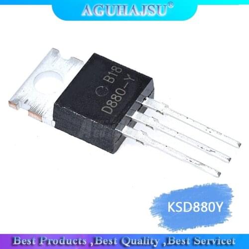 10pcs/lot Transistor D880 KSD880Y TO-220 NPN transistor 3A 60V new original