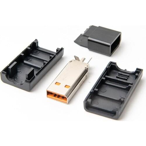 100PCS Camera Male and Female Adapter Connector Jack for Xbox 360 Game Accessories Black