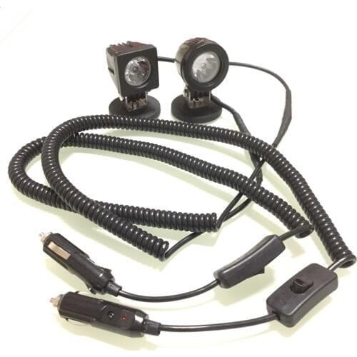 12V24V Led Magnet Mounts portable Led spot light Cigarette lighter on/off work lamp Outdoor Emergency Camp light Fishing Hunting