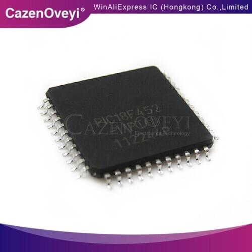 2pcs/lot PIC18F452-I/PT PIC18F452 TQFP-44 High-, Flash Microcontrollers with 10-Bit A/D In Stock