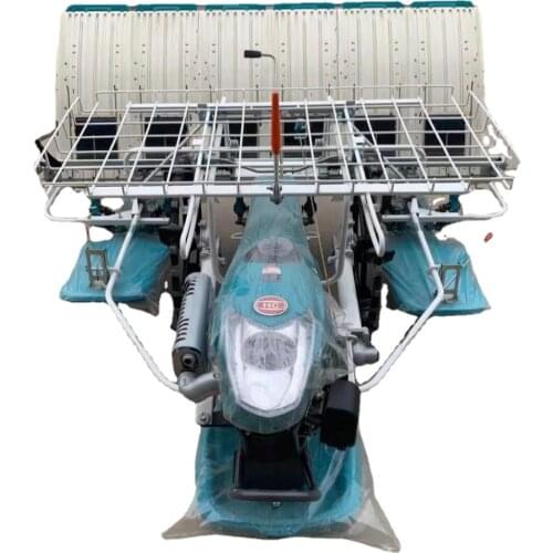 2021 New Step-by-Step Hand-Held Rice Transplanter Paddy Field Automatic Rice Transplanter 6 Rows Rice Seedling Seedling Machine