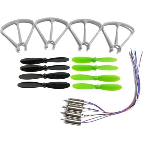 4DRC V9 MINI RC Drone 4D-V9 Quadcopter Spare Parts Propeller Blades Maple Leaf Motor Engines