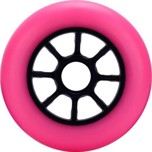 Free Shipping for 8 pieces 100mm 85A skate wheel fast green inline speed roller skate wheels