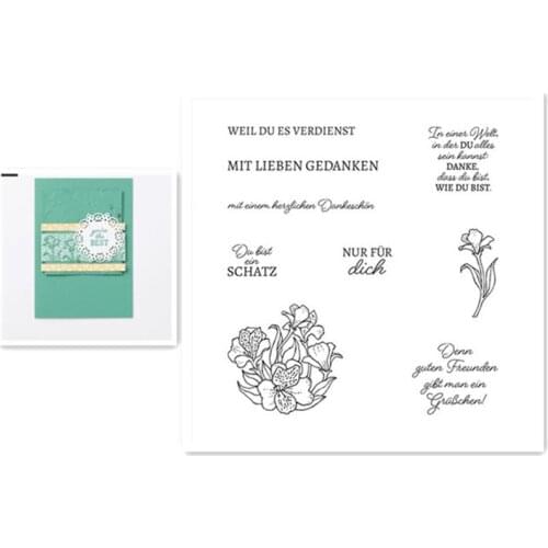 FLOWER Metal Cutting Dies and Stamps Stencils For DIY Scrapbooking Photo Album Decor Die Cut Embossing Paper Card Dies Cut