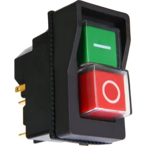 1pc Electric On Off Switch Red Green Button For BELLE Minimix 140 150 Cement Concrete Mixers 240V