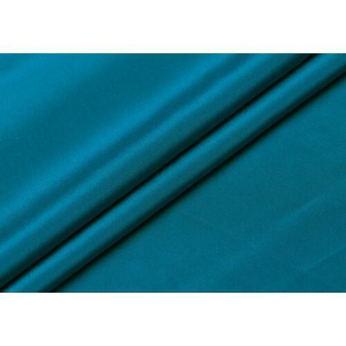 Howmay 100% pure silk fabric crepe de chine 30m/m 45" 130gsm 114cm CDC peacock blue 13# for sewing dress or DIY handmade