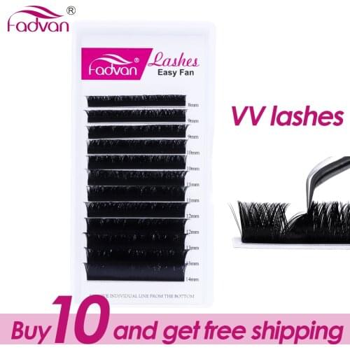 Easy Fanning Eyelash Extension VV Auto Fans Eyelash Easy Fans Eye Lashes Auto Fan Eyelashes Extensions Fake Eyelashes Tools