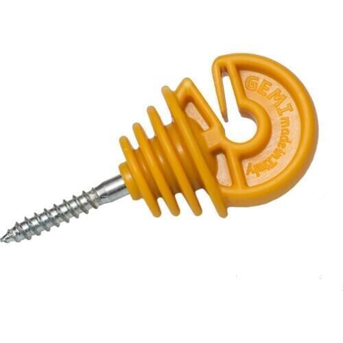 Insulator for electric fence for Poles Wood 100 PCs electrical enclosures electrified fences Gemi Electronic