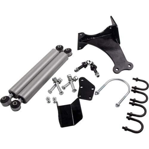 2-8'' Lift Dual Steering Stabilizer Kit For Ford F250 F350 Super Duty Dual Steering Stabilizer 1999-2004 4WD New