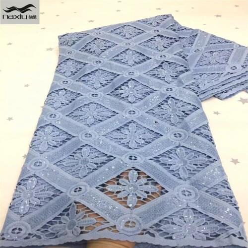 Madison Sequin French Cord Lace Fabric 2021 High Quality Lace African Guipure Lace Fabric Nigerian Lace Fabric For Wedding Dress