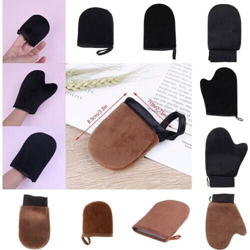 Reusable Body Self Tan Applicator Tanning Gloves Cream Lotion Mousse Body Cleaning Glove Self Body Cleaning Glove