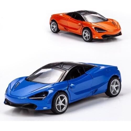 Cake Baking 1:32 Alloy Supercar Model Childrens Toy Car Ornaments Simulation Model Boys Toy Blue Red Orange Car Model