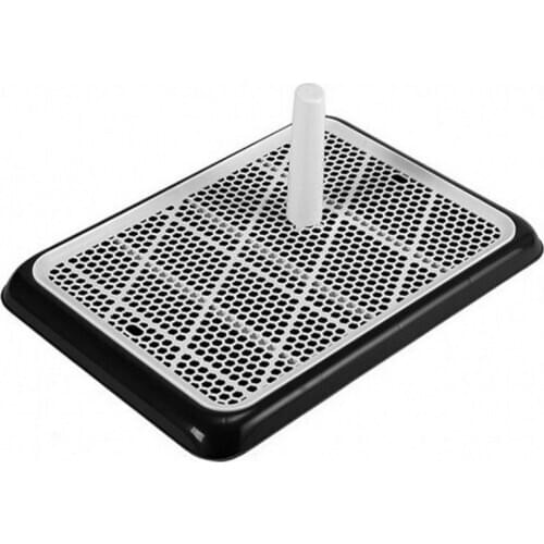 Pet Toliet Pee Pad Training Potty Plastic With Pillar Portable Teddy Small Dogs Bedpan Urinary Feces Tray For Puppy Supplies