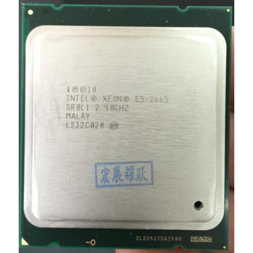 Intel Xeon Processor E5-2665 E5 2665 Server CPU (20M Cache, 2.40G MHz SROL1 C2 LGA2011 CPU