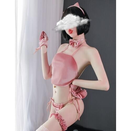 Sexy Piggy Autumn Winter 2020 New Sexy Set Release Bellyband Woman Cosplay Bikini Adult Erotic Lovely Bandage Bellyband Hot Suit
