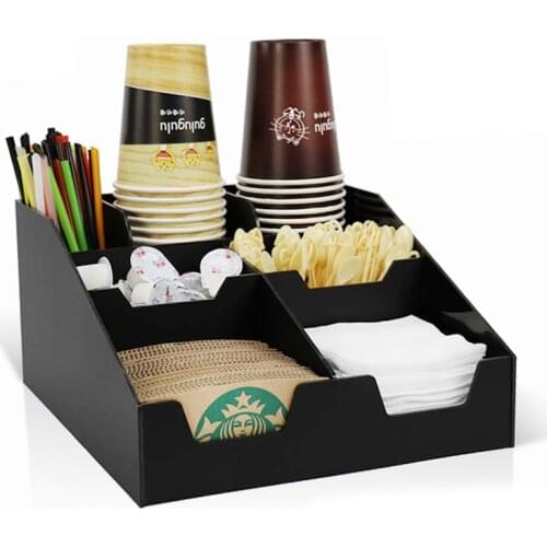 Coffee Rack Acrylic Coffee Paper Holder Tea Shop Supplies Cup Holder Cup Separator Cup Lid Milk Tea Rack