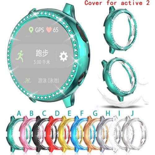Ultra-Slim Crystal Case Cover Protector for Samsung Galaxy Watch active 2 40mm 44mm Smart Accessories Band Shell active2 #1225