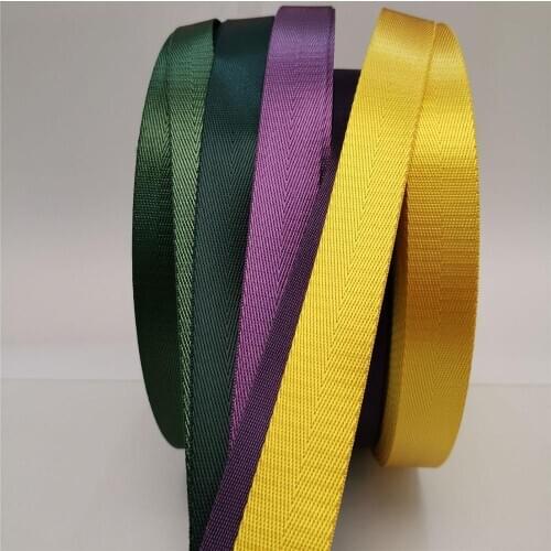 10yards/lot 38mm Color Safety Ribbon Belt Bag Webbing Nylon Ribbon Knapsack Strapping Sewing Bag Belt Accessories noen eubanks