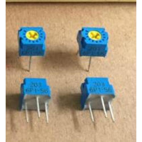 100% Original GF063P1 B101K B102K B103K B104K B201K B202K B203K B105K B502K B503K Potentiometer replace 3362P For TOCOS x 100PCS