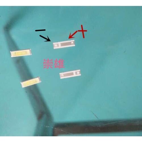 1000pcs 7020 LED 6v Backlight 0.5W 55LM Cool white LCD Backlight for TV TV Application smd 7020 diode NEW