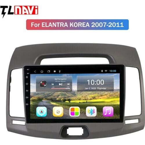 2G RAM 9 inch Android 9.1 CAR gps Navigation Radio For Hyundai Elantra Avante 2007-2011 Car DVD Player